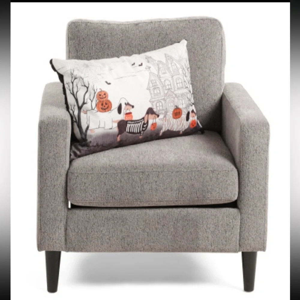 Dachshund Dog Decorative Halloween Pillow